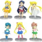 Figuras Coleccionables Sailor Moon Tapa Transparente 7cm