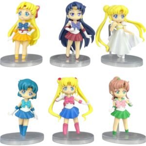 Figuras Coleccionables Sailor Moon Tapa Transparente 7cm