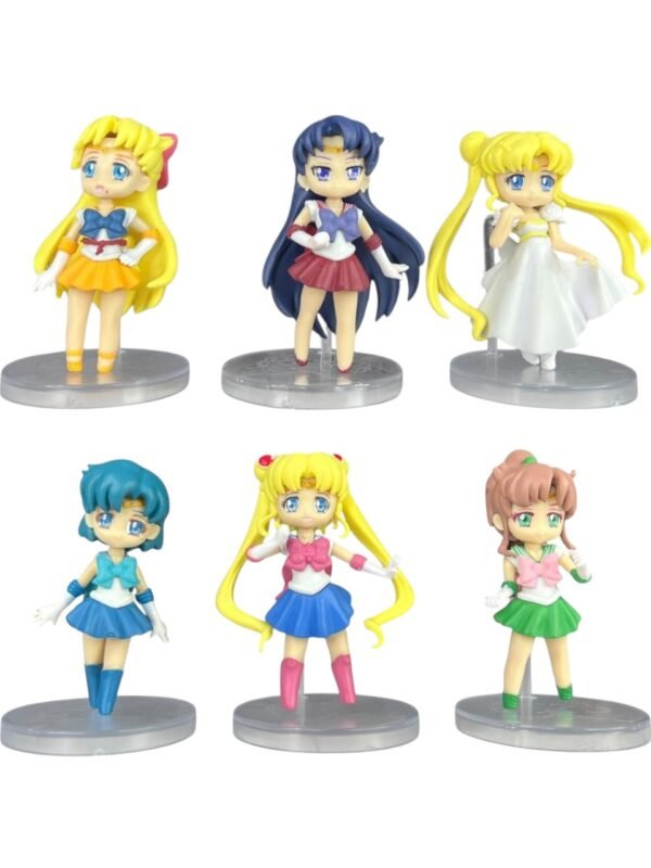 Figuras Coleccionables Sailor Moon Tapa Transparente 7cm