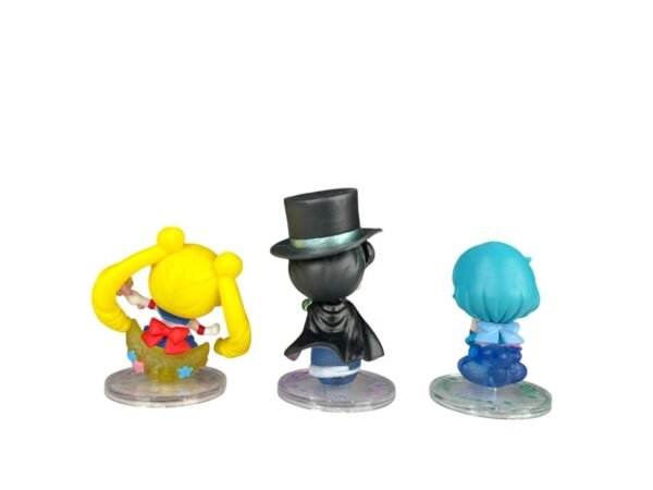 Mini Figuras Coleccionables Sailor Moon Sentadas 4cm - Imagen 4