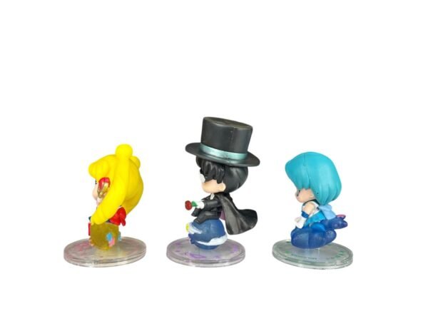 Mini Figuras Coleccionables Sailor Moon Sentadas 4cm - Imagen 2