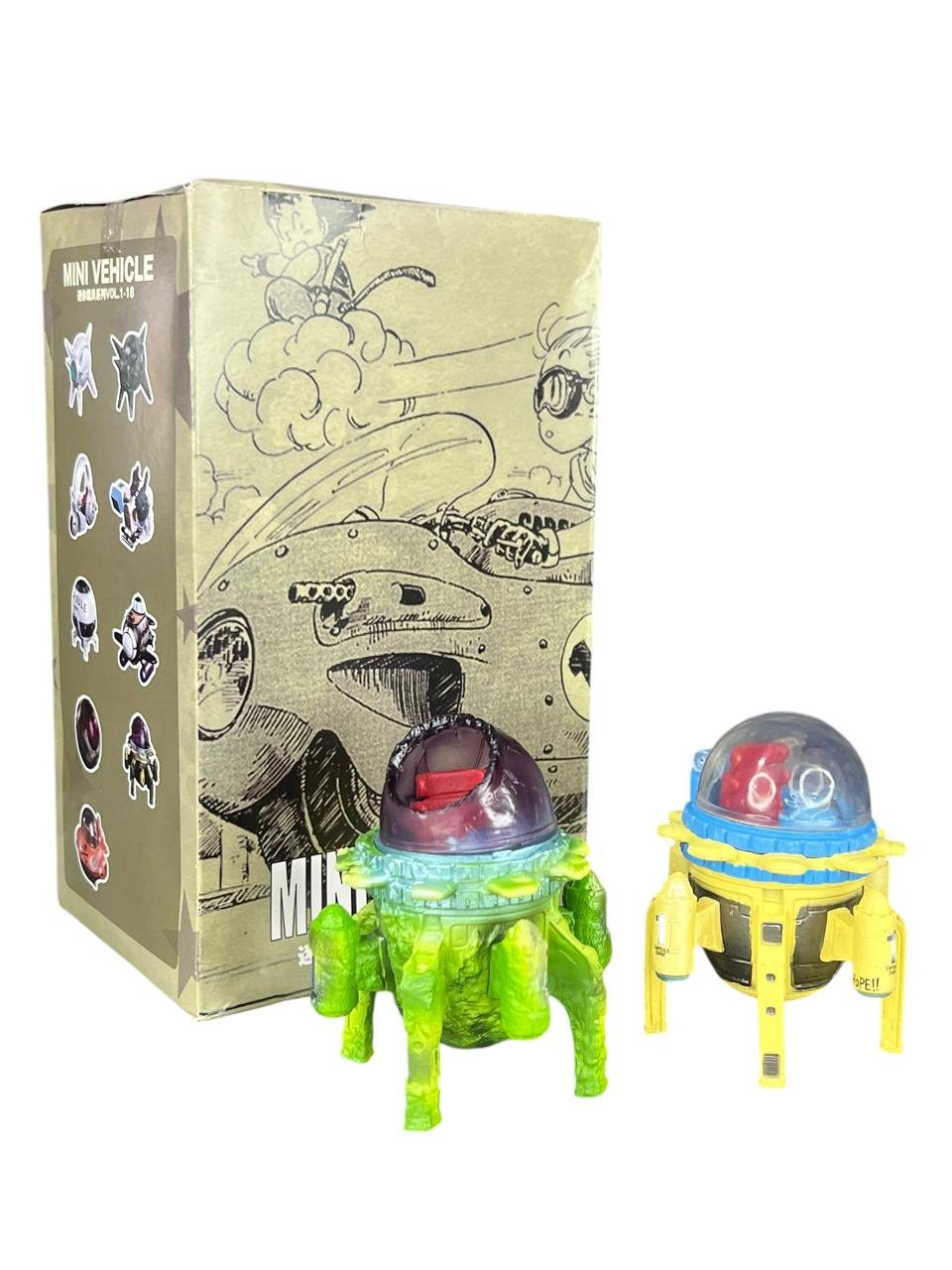 Figuras Nave X2 Maquina Del Tiempo Cell Dragon Ball 8cm
