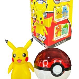 Figura Armable Pikachu + Pokebola Pokemon 8 Cm