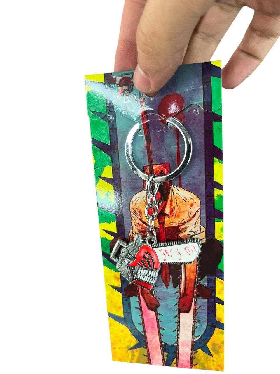 Llavero Acero Danji Motosierra Chainsaw Man 10cm - Imagen 3