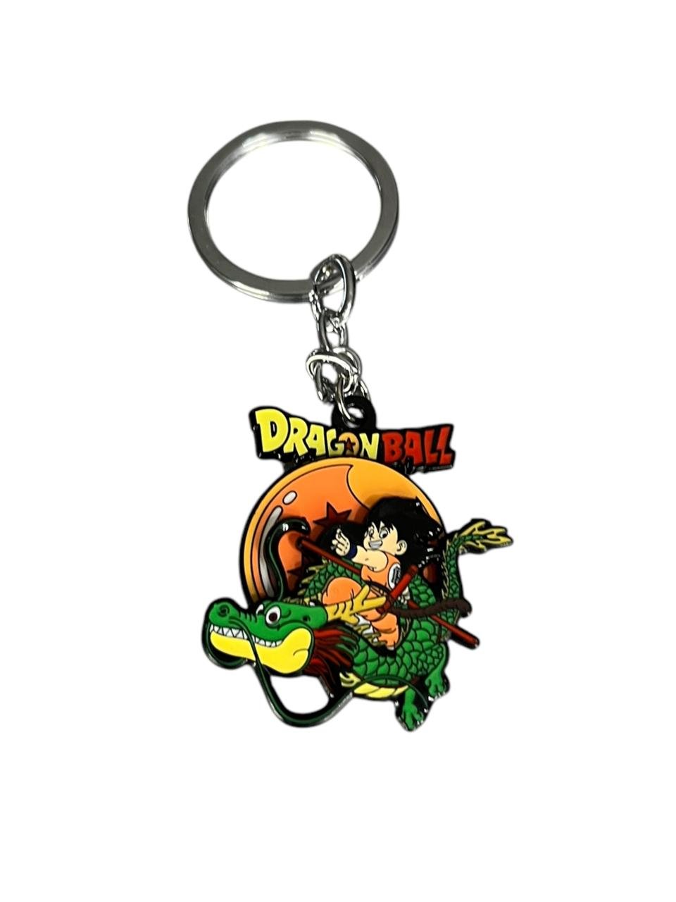 Llavero Acero Giratorito Goku - Shenlong Dragon Ball 10cm