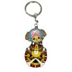 Llavero Acero Chopper Movible One Piece 13cm
