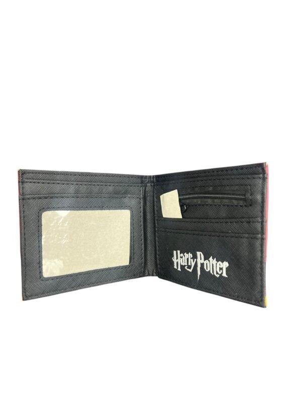 Billetera Cuero Sintético Metal Gryffindor Rojo Harry Potter - Imagen 5