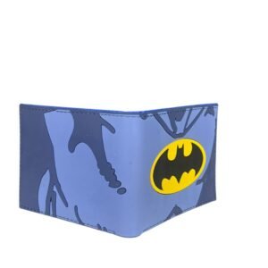 Billetera Caucho Batman Azul Dc Comics