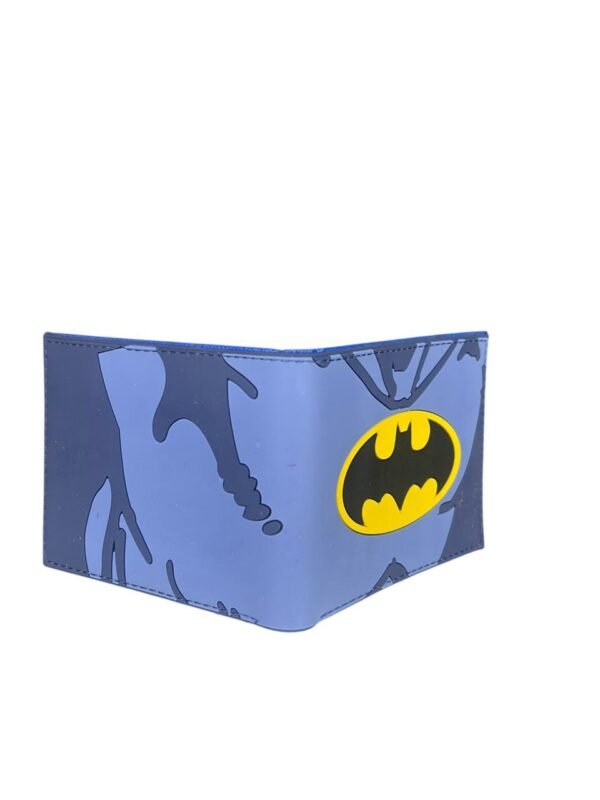 Billetera Caucho Batman Azul Dc Comics