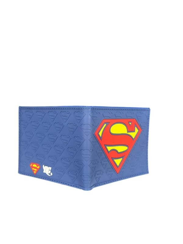 Billetera Caucho Logo Superman Marvel