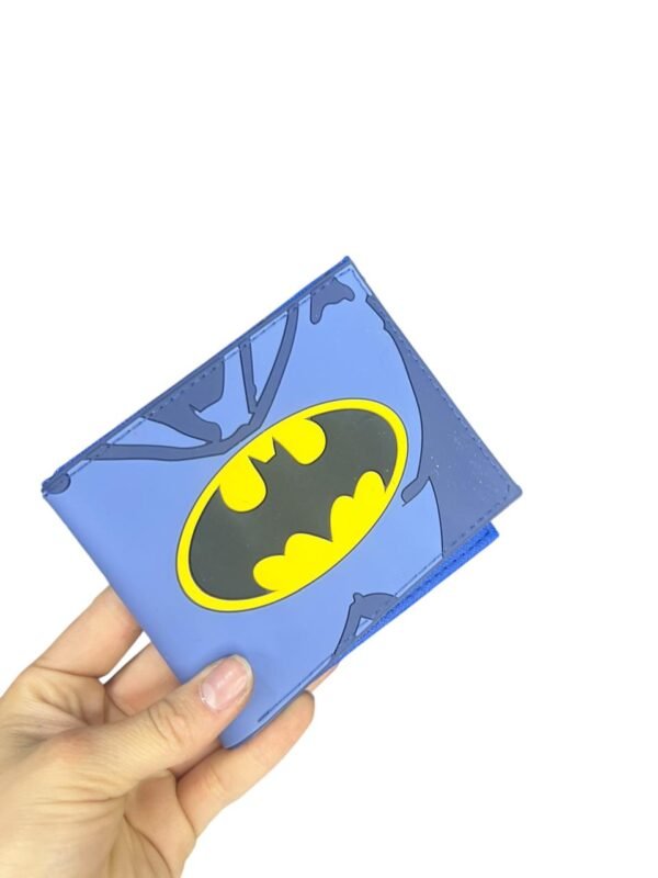 Billetera Caucho Batman Azul Dc Comics - Imagen 4