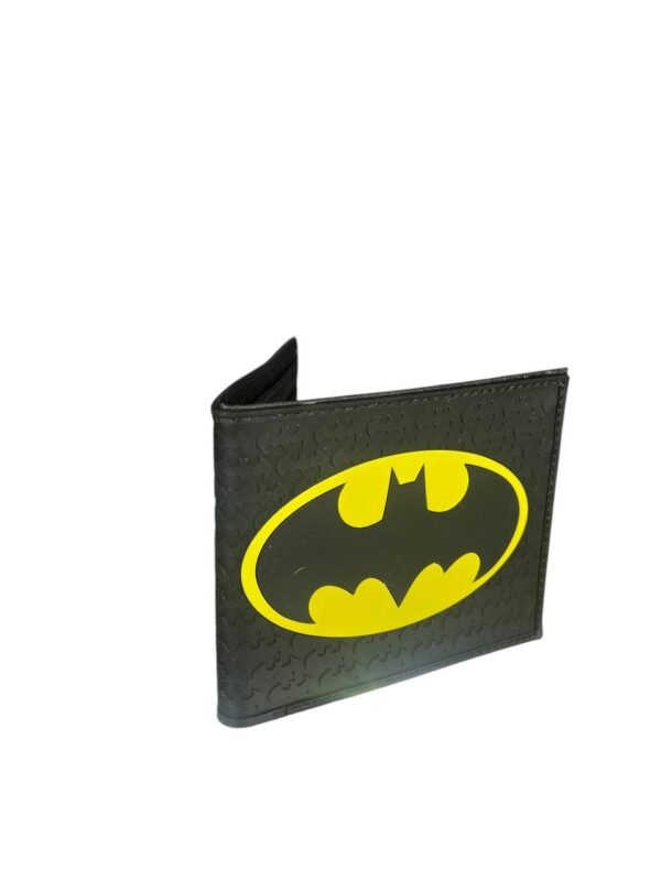 Billetera Caucho Batman Negra Dc Comics - Imagen 2