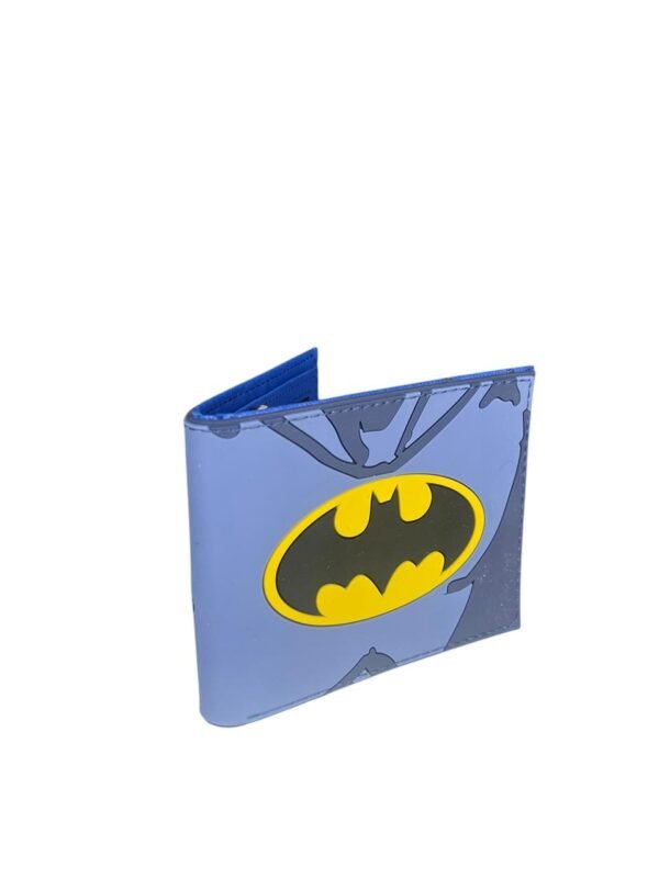 Billetera Caucho Batman Azul Dc Comics - Imagen 2