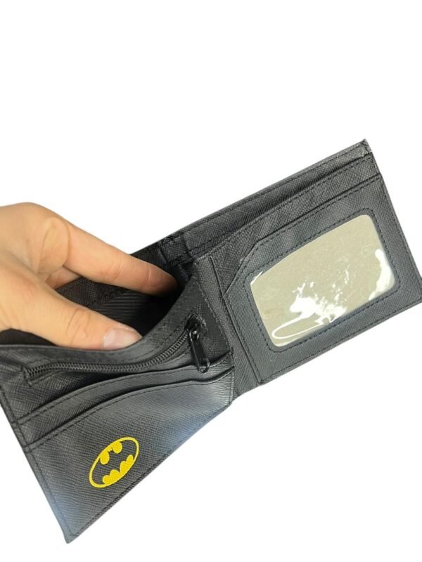 Billetera Caucho Batman Negra Dc Comics - Imagen 3