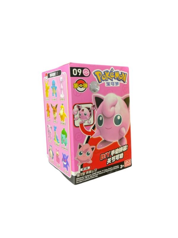 Figura Armable Jigglypuff + Pokebola Pokemon 6 Cm - Imagen 5