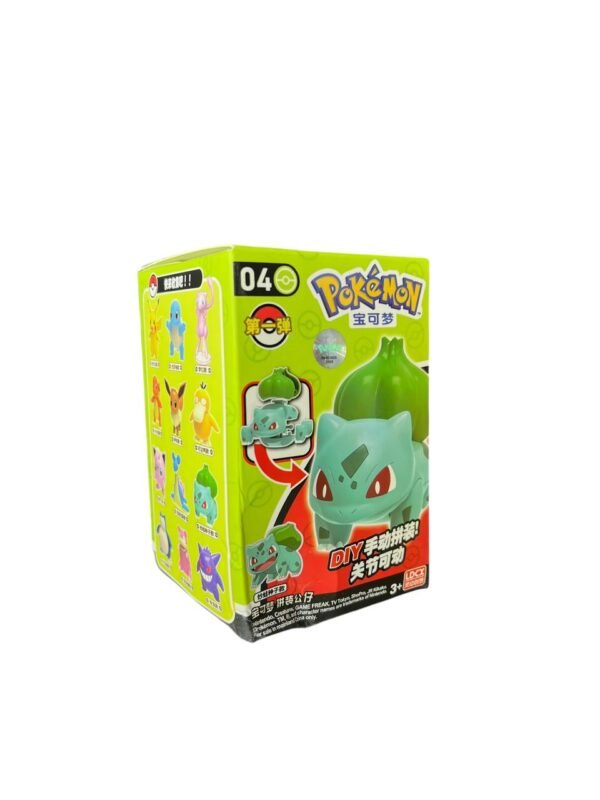 Figura Armable Bulbasaur + Pokebola Pokemon 6 Cm - Imagen 3