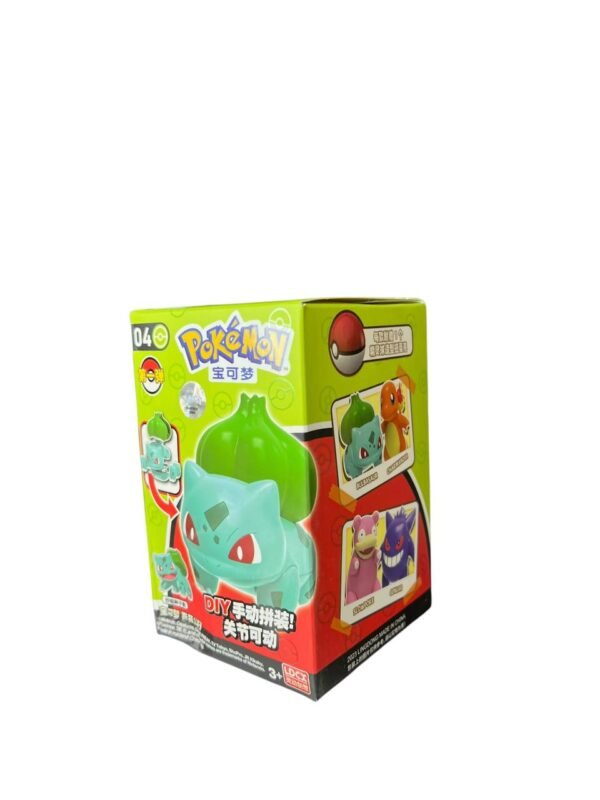 Figura Armable Bulbasaur + Pokebola Pokemon 6 Cm - Imagen 4