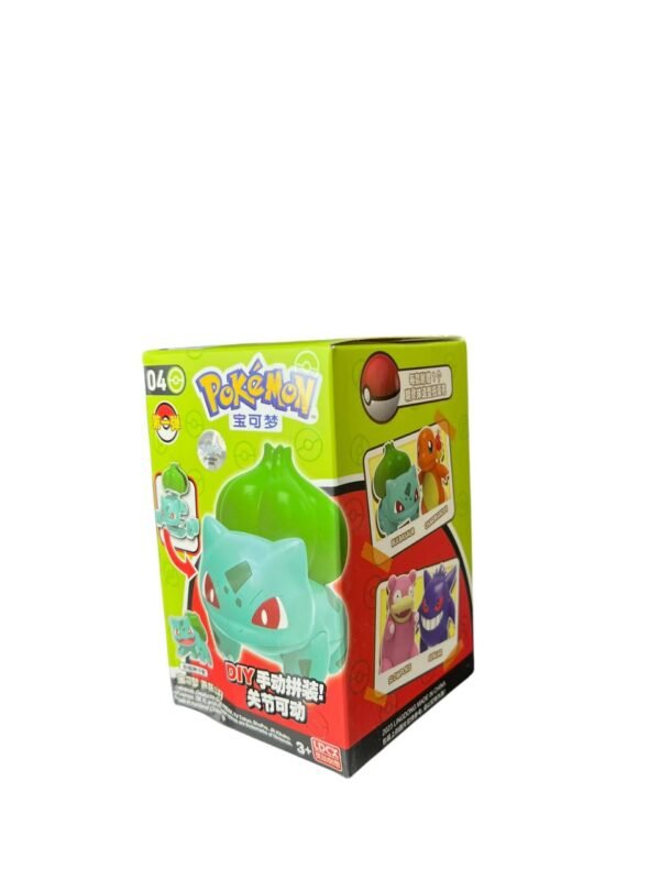 Figura Armable Bulbasaur + Pokebola Pokemon 6 Cm - Imagen 5