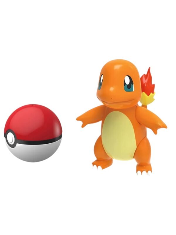 Figura Armable Charmander + Pokebola Pokemon 7 Cm - Imagen 2