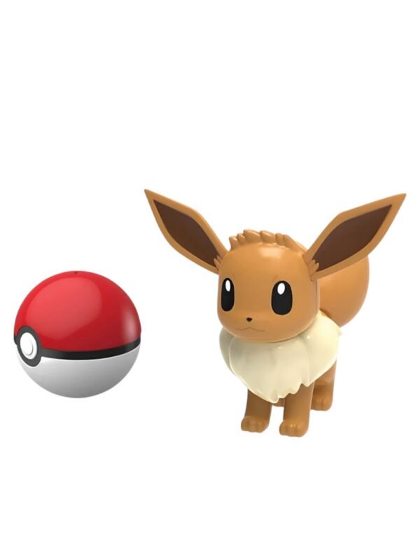 Figura Armable Eevee+ Pokebola Pokemon 6 Cm - Imagen 2