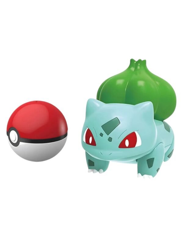 Figura Armable Bulbasaur + Pokebola Pokemon 6 Cm - Imagen 2