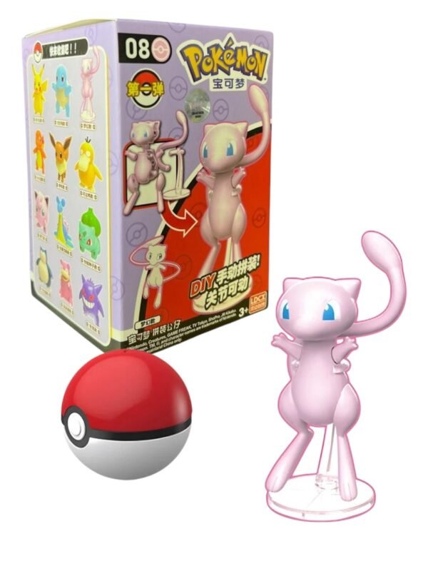 Figura Armable Mew + Pokebola Pokemon 6 Cm