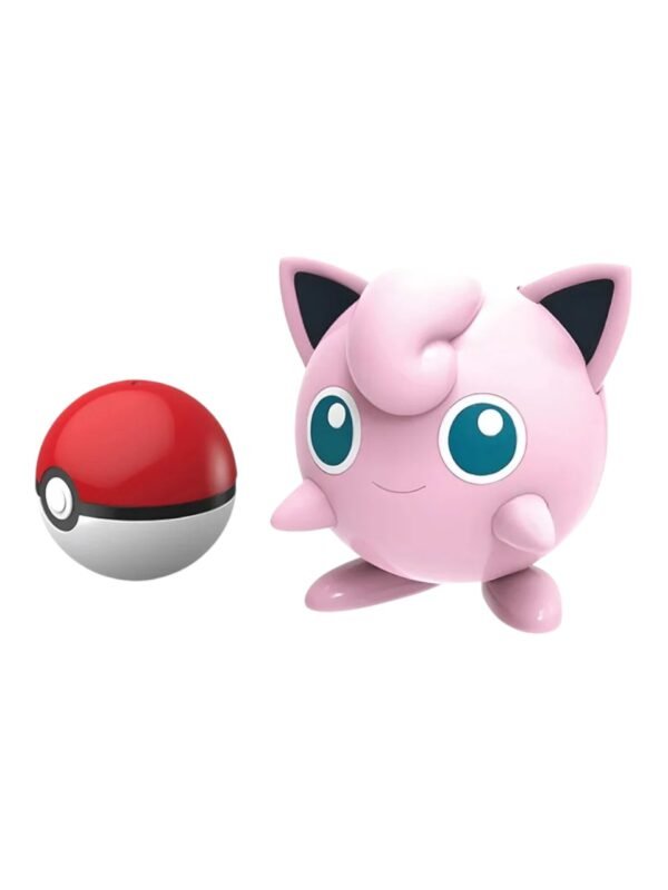 Figura Armable Jigglypuff + Pokebola Pokemon 6 Cm - Imagen 2