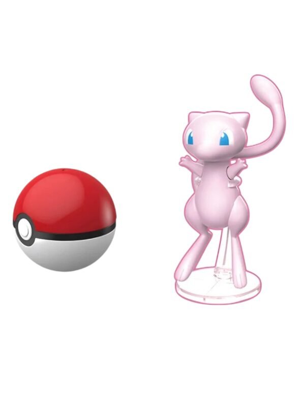 Figura Armable Mew + Pokebola Pokemon 6 Cm - Imagen 2