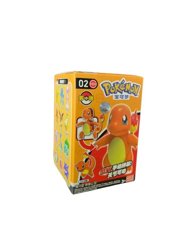 Figura Armable Charmander + Pokebola Pokemon 7 Cm - Imagen 3