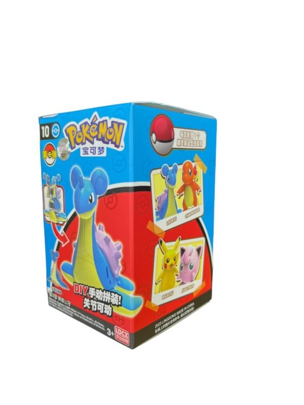 Figura Armable Lapras + Pokebola Pokemon 7 Cm - Imagen 3