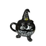 Tazas De Café Bruja 17cm Con Tapa