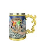Mug Resina Azul Castillo Hogwarts Harry Potter