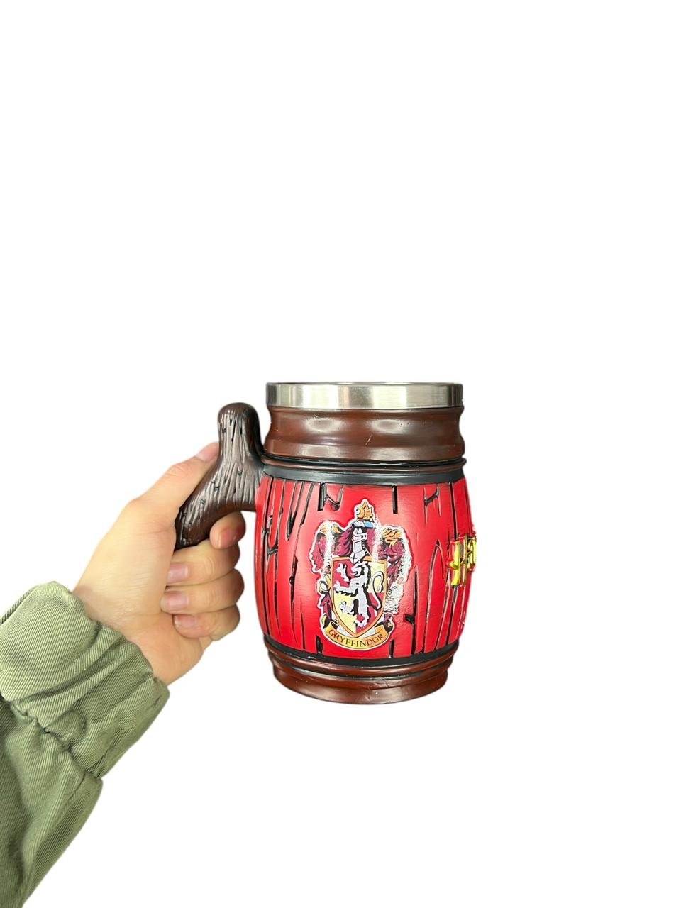 Mug Resina Barril Rojo Harry Potter 14cm - Imagen 3