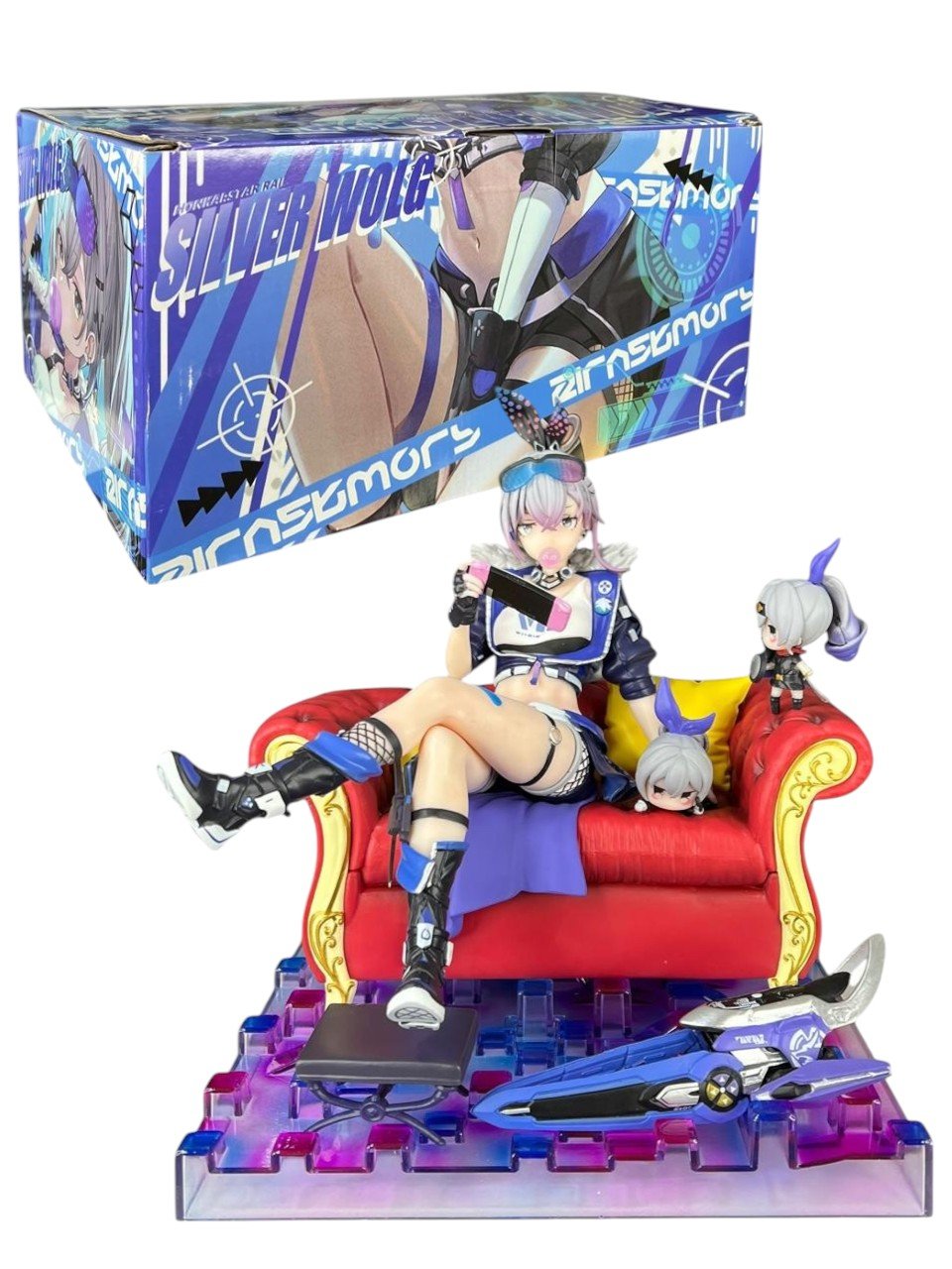 Figura Muñeca Hentai 23cm Honkai: Star Rail Gk Silver Wolf