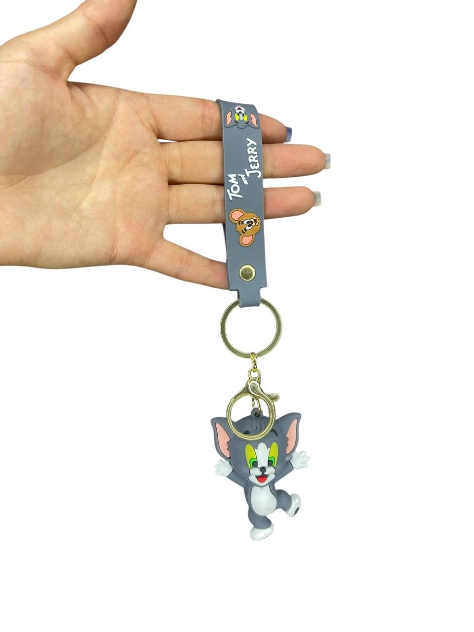 Llavero Goma 3d Tom Y Jerry