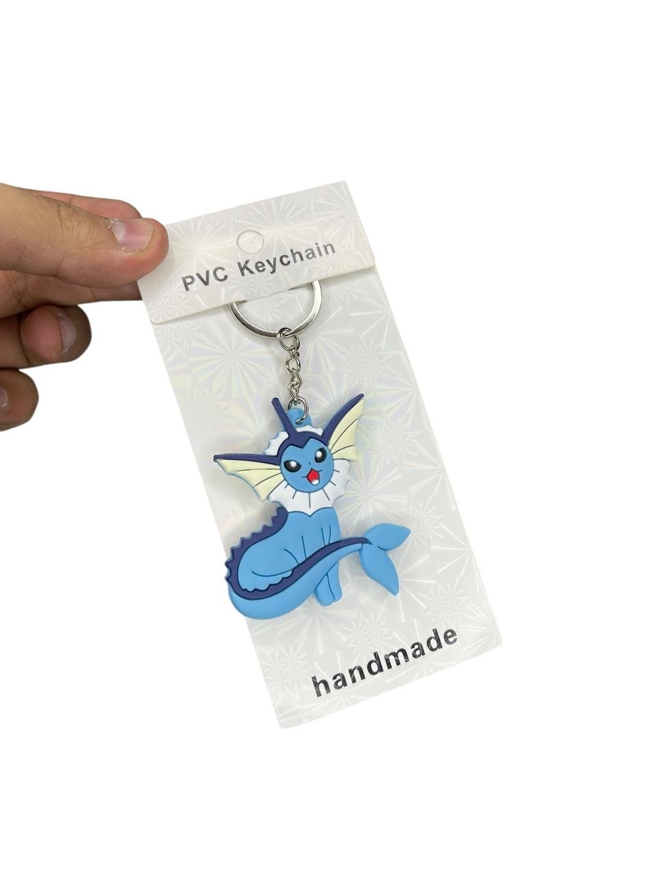 LLavero Goma Plano Vaporeon Pokemon