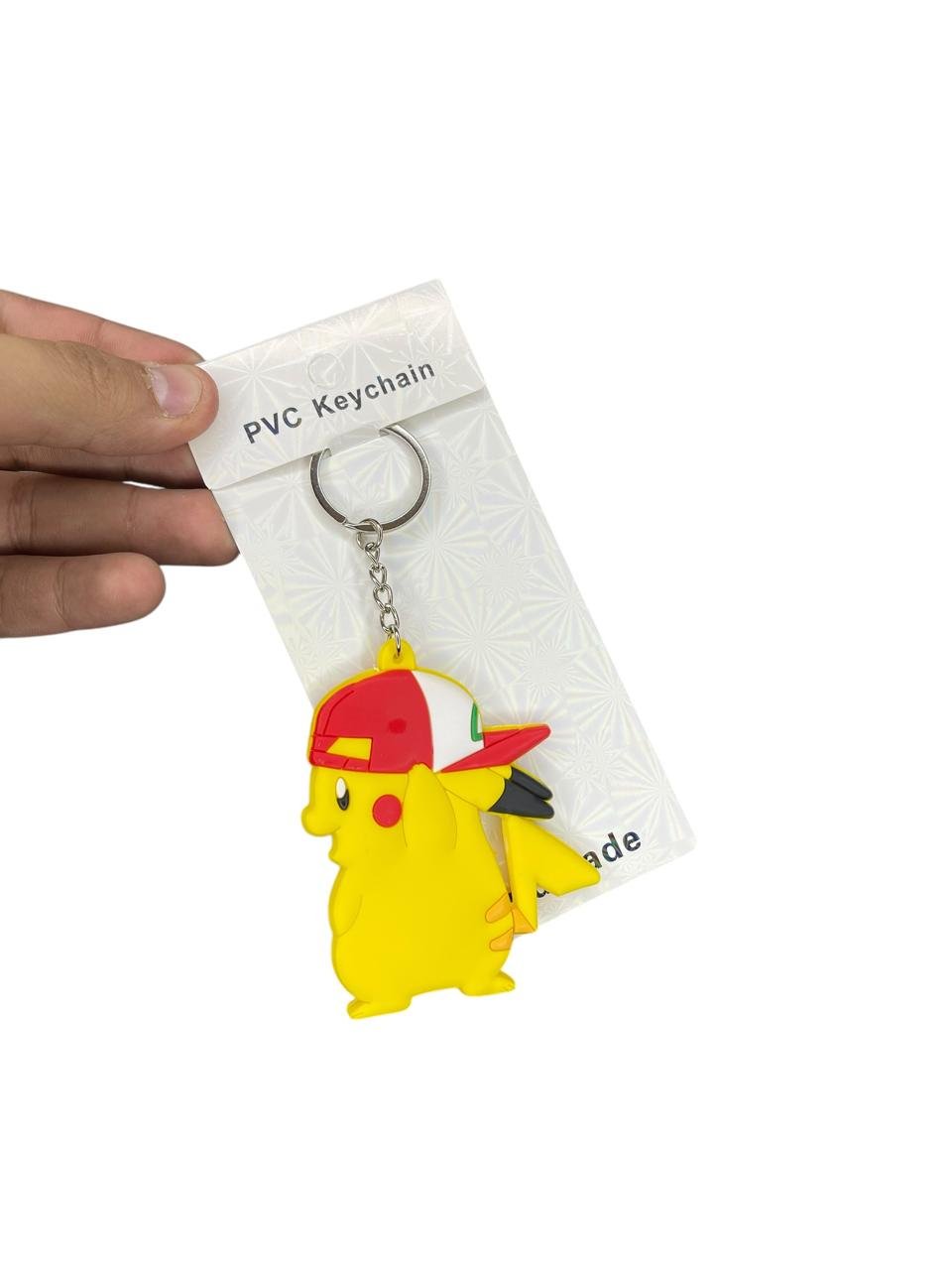 LLavero Goma Plano Pikachu Gorra Ahs Pokemon