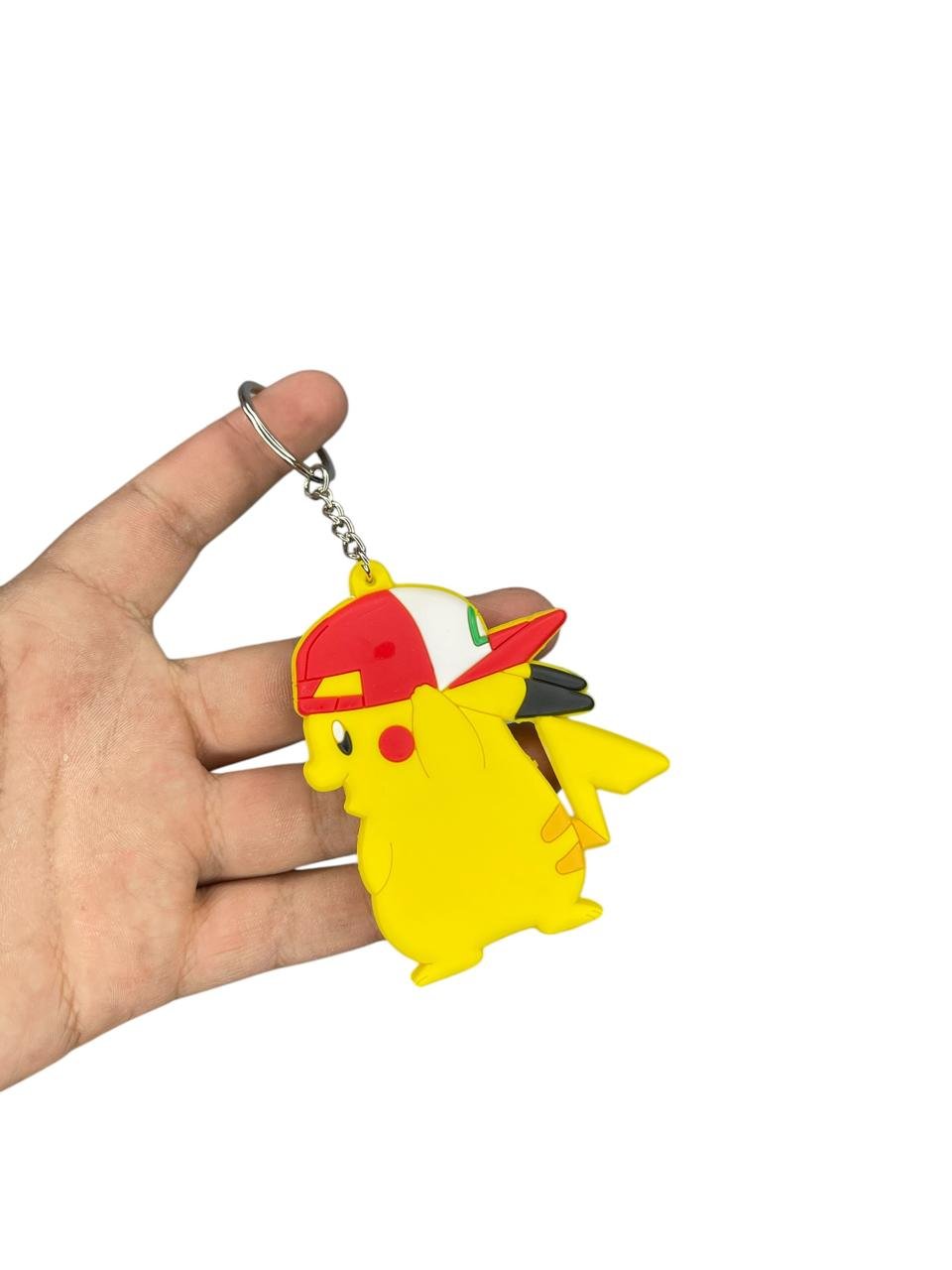 LLavero Goma Plano Pikachu Gorra Ahs Pokemon - Imagen 2