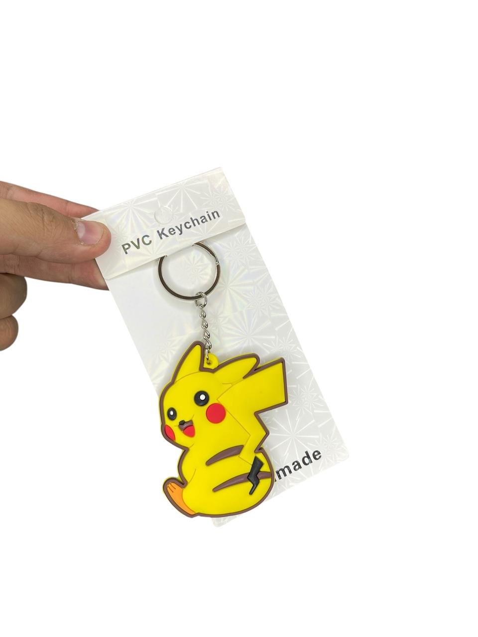 LLavero Goma Plano Pikachu Pokemon