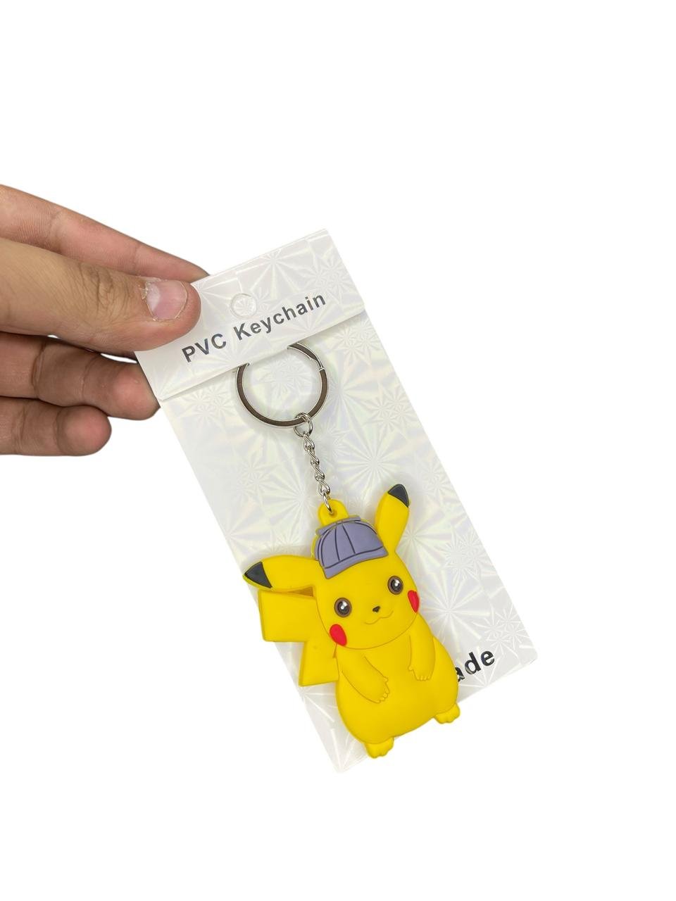 LLavero Goma Plano Pikachu Detective Pokemon