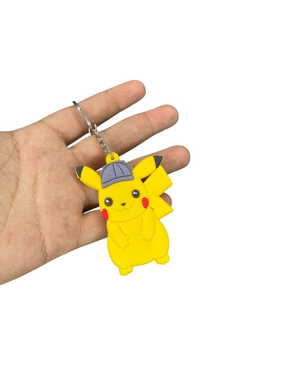 LLavero Goma Plano Pikachu Detective Pokemon - Imagen 2
