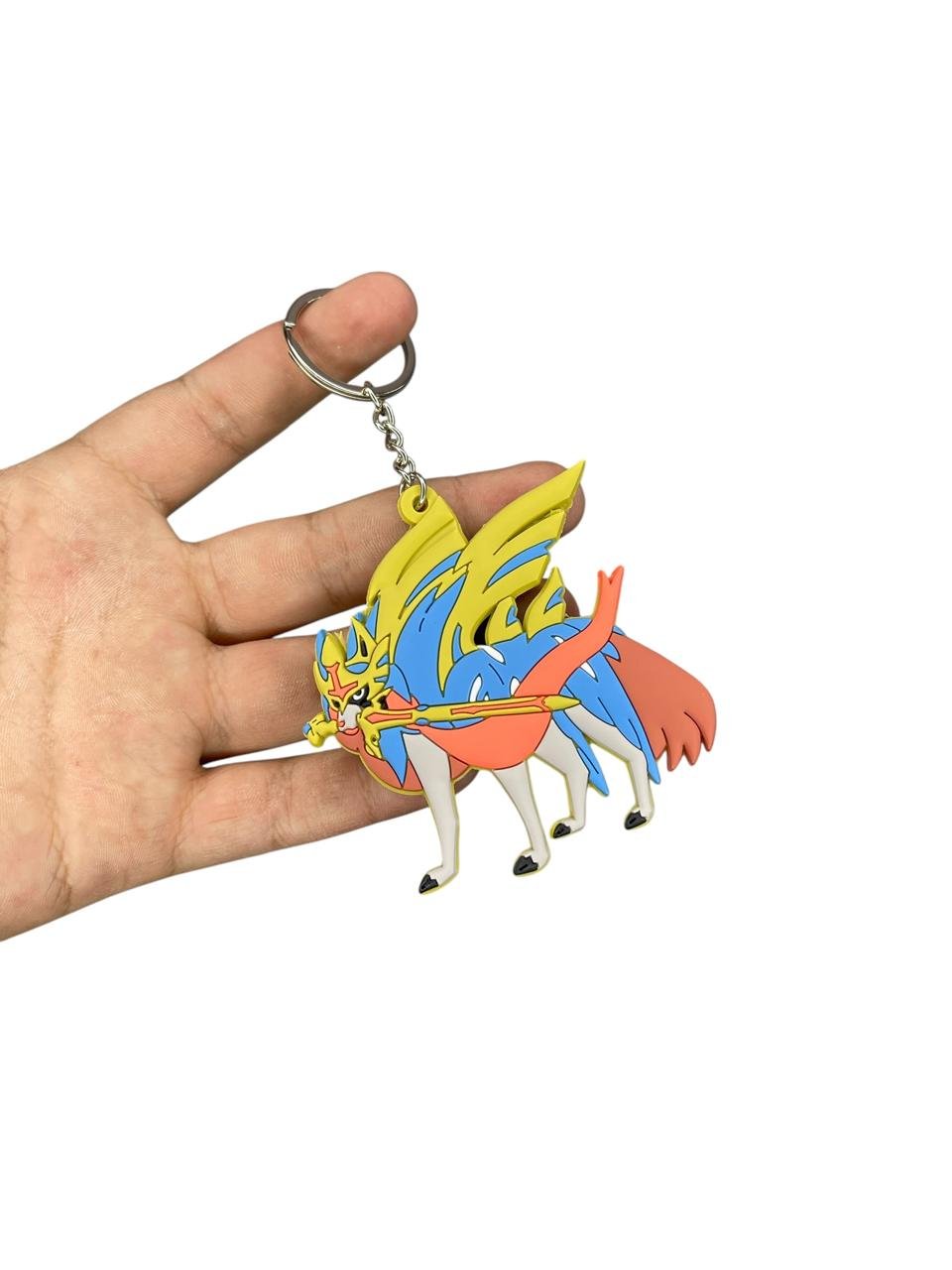LLavero Goma Plano Zacian Pokemon - Imagen 3