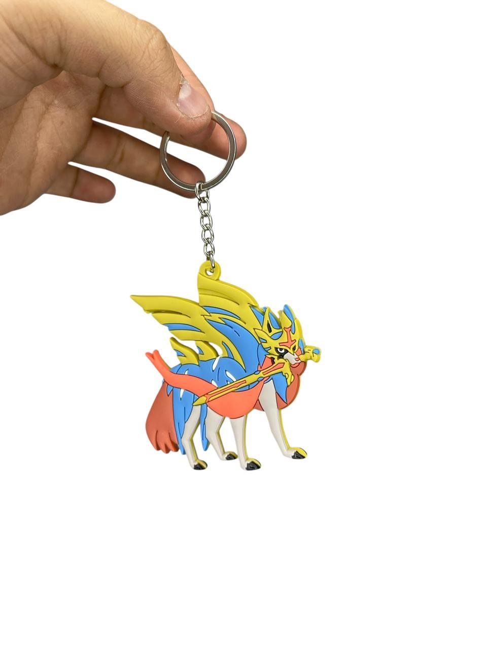 LLavero Goma Plano Zacian Pokemon - Imagen 2