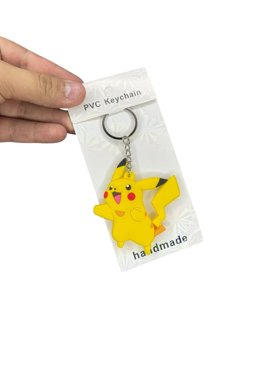 LLavero Goma Plano Pikachu Pokemon