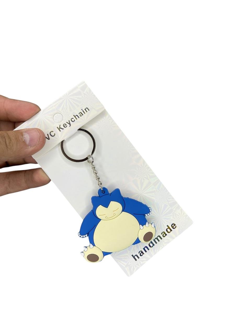 LLavero Goma Plano Snorlax Pokemon