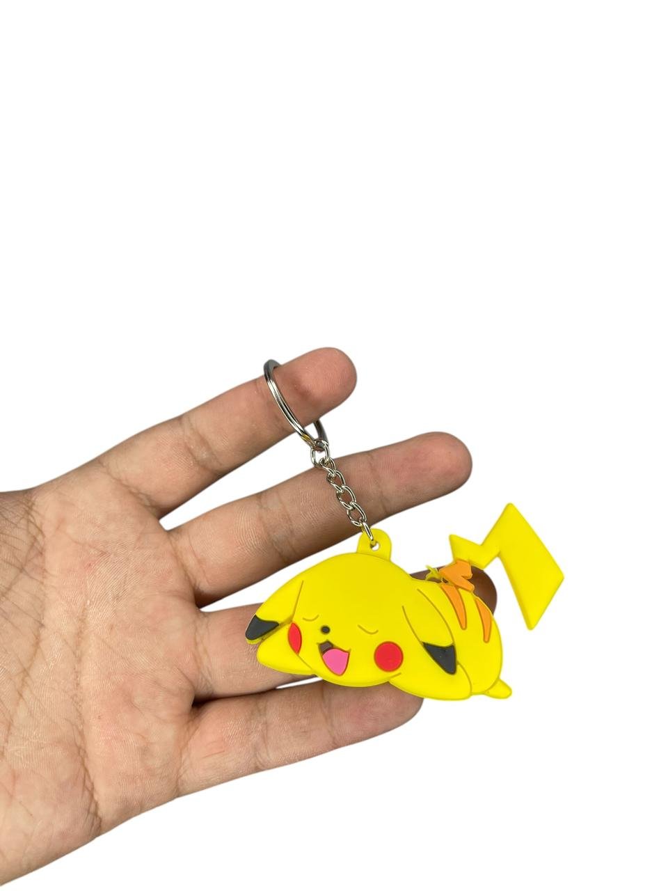 LLavero Goma Plano Pikachu Acostado Pokemon - Imagen 3