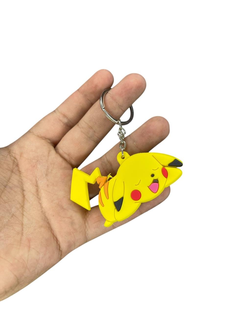 LLavero Goma Plano Pikachu Acostado Pokemon - Imagen 2