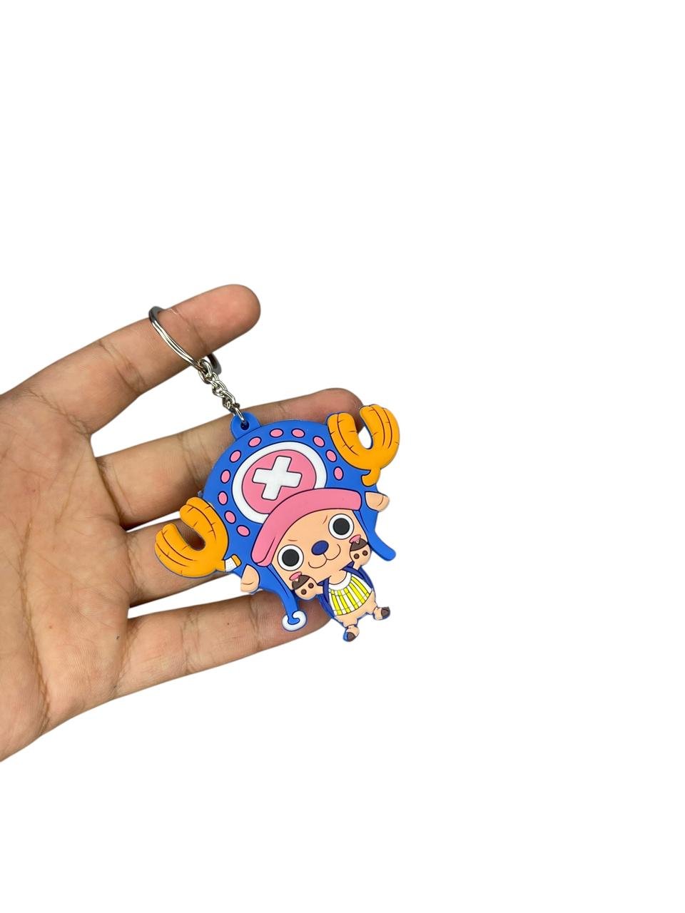 LLavero Goma Plano Chopper One Piece - Imagen 3