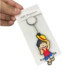 LLavero Plano Goma Luffy One Piece