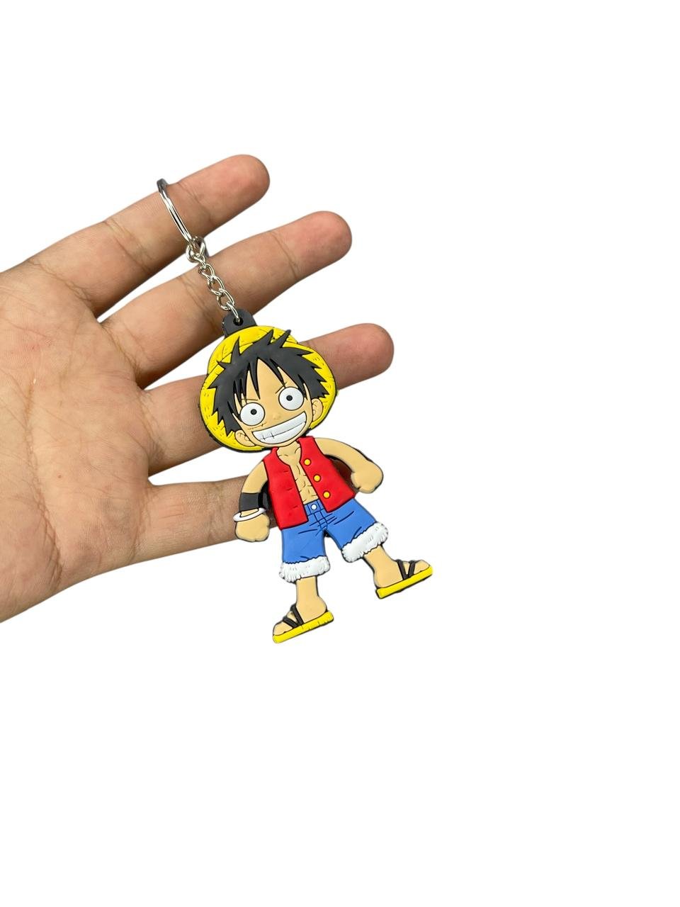 LLavero Goma Plano Luffy One Piece - Imagen 3